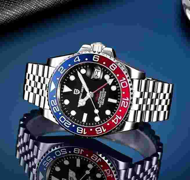 Pagani Design V3 Diver GMT Jubilee Automatic Bracelet Pepsi Bezel Version