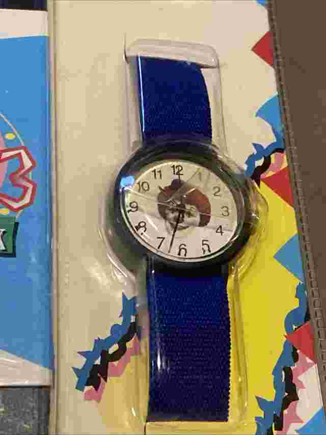 Vtg Tic-toc Let's Talk Clown Watch & Coloring Book How to Tell Time Video VHS