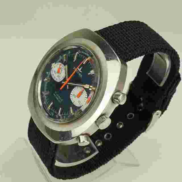 Rare!  DUGENA Chronograph Valjoux 7733 Wristwatch Men's no pocket Military RAR