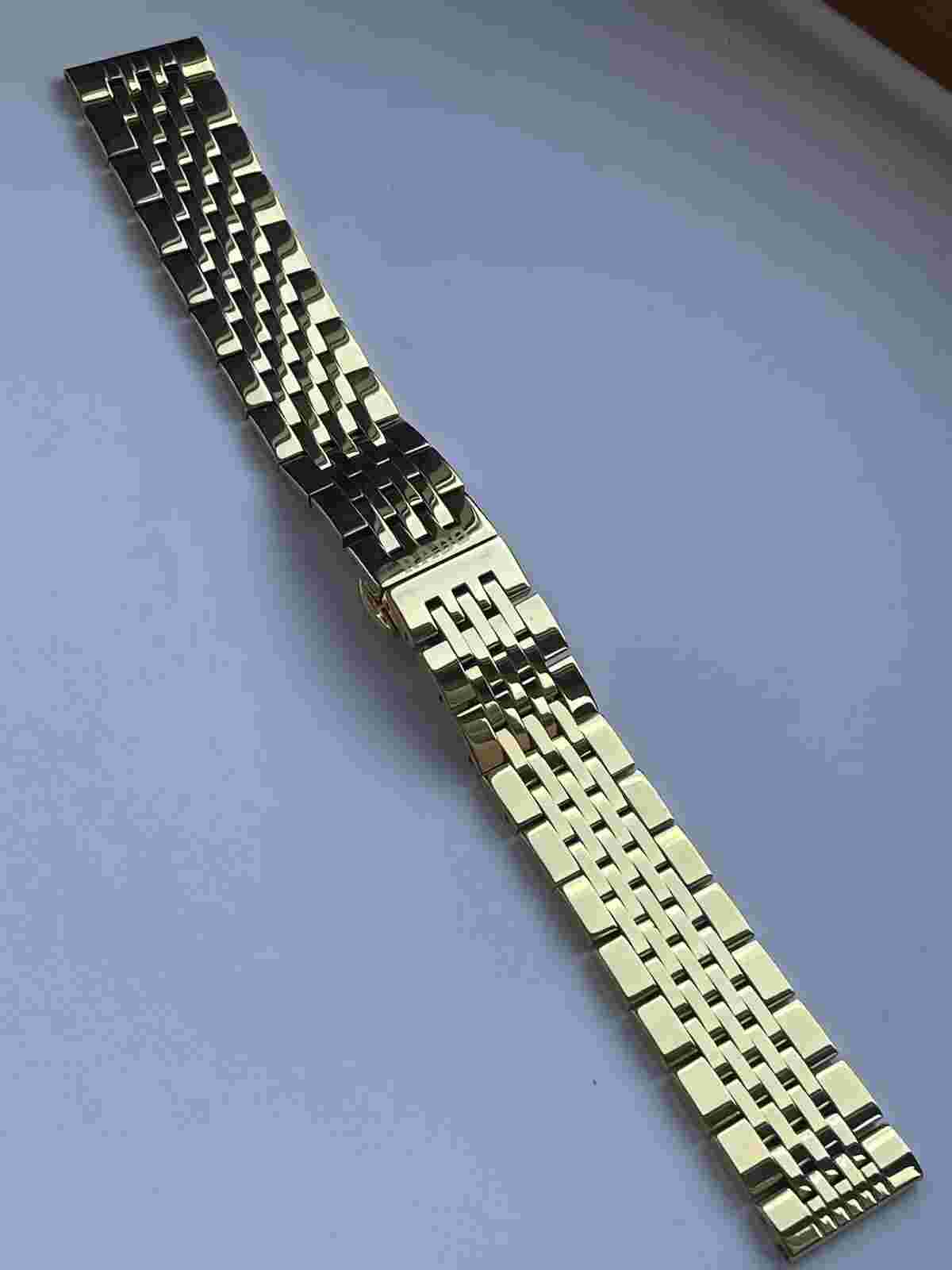 FOR RADO diastar tungsten turtle 20mm Strap Yellow Gold Colour Bracelet BARGAIN!