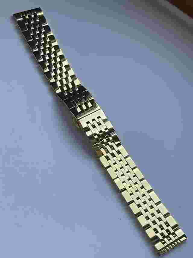 FOR RADO diastar tungsten turtle 20mm Strap Yellow Gold Colour Bracelet BARGAIN!
