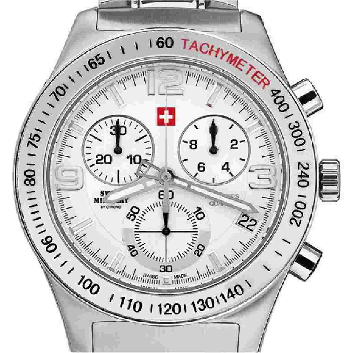 Swiss Military by Chrono Men's Watch Chronograph 20074ST-2M NEW