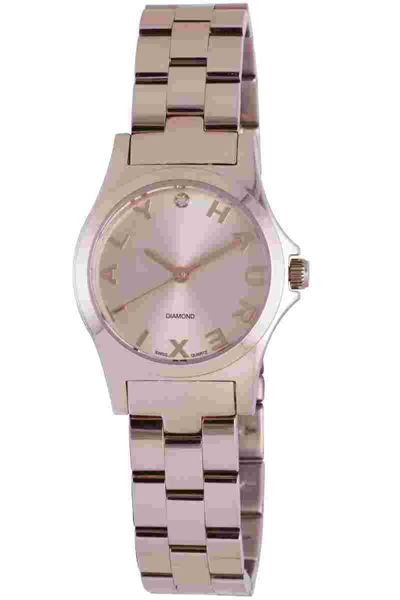 Haurex Italy Women's 7R505DDS City  Diamond Rose Gold IP Coated Steel Watch