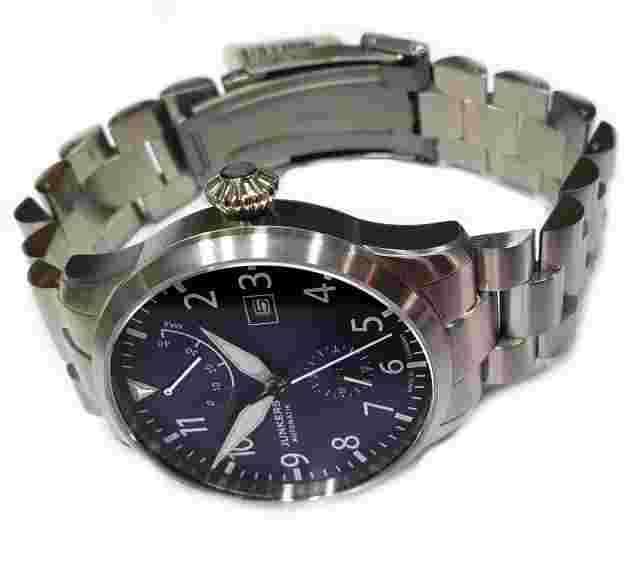 Junkers Flieger Gangreserve Men's Watch 9.64.01.01.M Sapphire Glass 1 21/32in