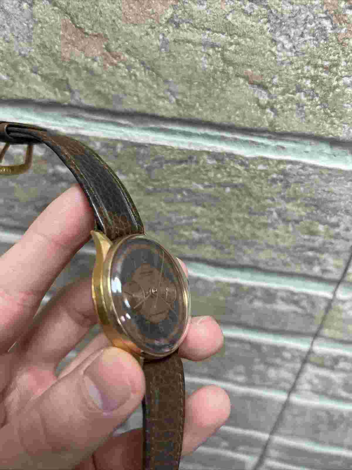 CHRONOGRAPHE SUISSE VINTAGE 50’s 18k ANTIMAGNETIC 750 ROSE GOLD SWISS WATCH