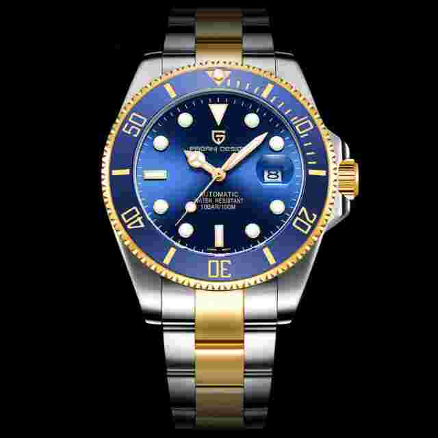 Classic Automatic Watch Luxury Ceramic Bezel 100m Waterproof Wristwatch Gifts