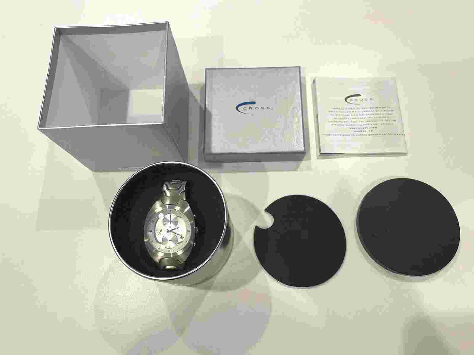 (w/o Tags - IOB) AT CROSS CO UNISEX CHRONOGRAPH w/DATE -WMA-01S