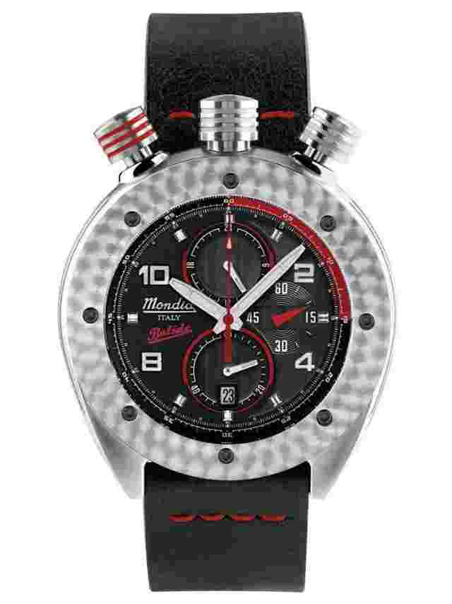*MINT, NEW IN BOX* Mondia Bolide Sport Mens Watch MI-769-SS-3BKRD-CP