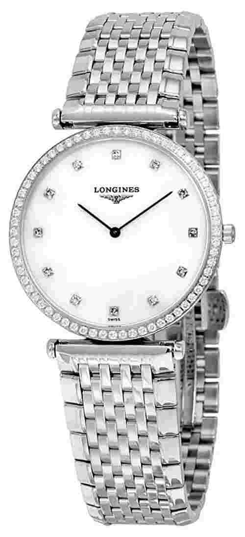 Longines La Grande Classique de Longines White Mother of Pearl Women's Watch - L4.741.0.80.6