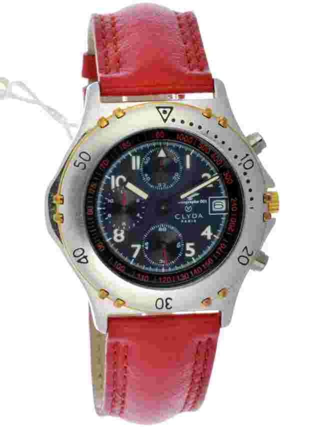 CLYDA Y0063B3B,Ladies Chronograph,NEW OLD STOCK,NO BOX,NO MANUAL