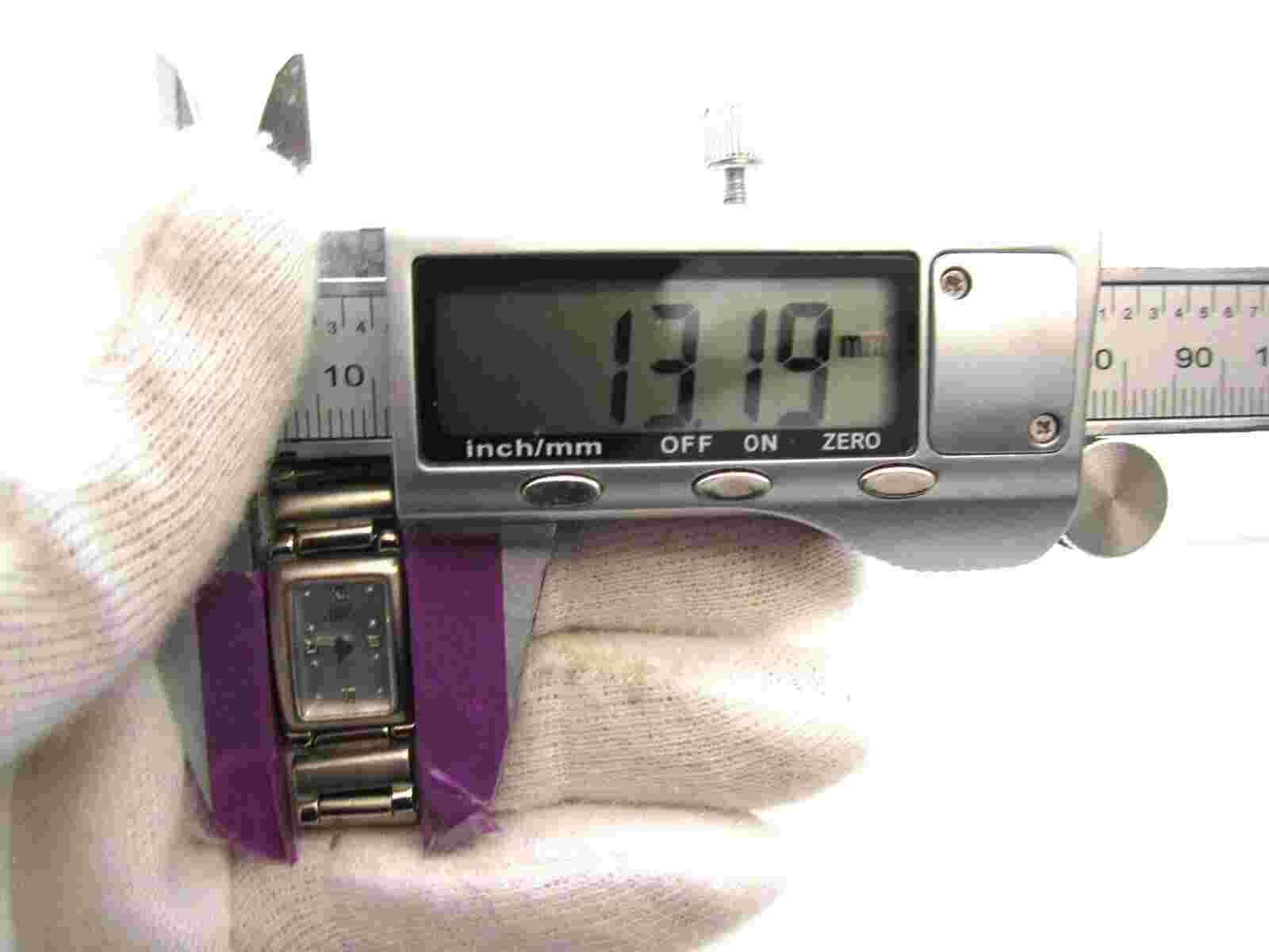 Women Anne Klein II Quartz WR Analog 13mm Tank Watch (H346) "New Battery"