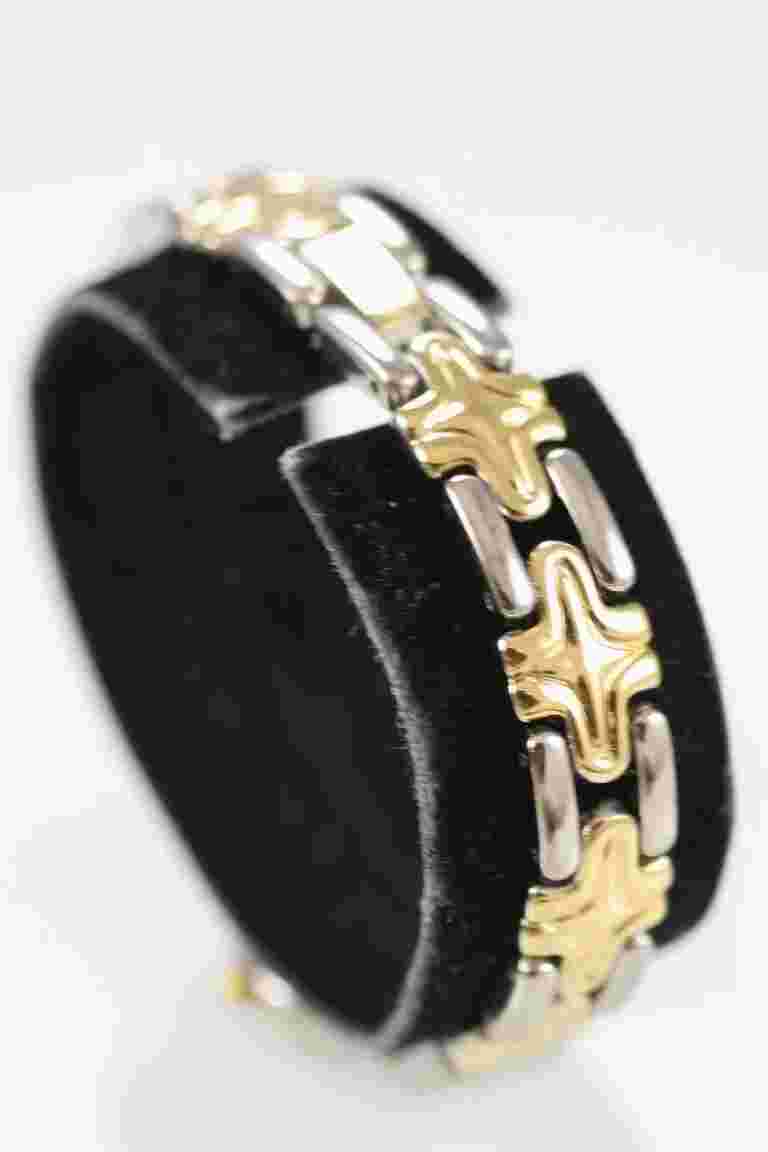 Sarah Coventry Women Watch Stainless Steel Silver Gold Battery White WR Quartz