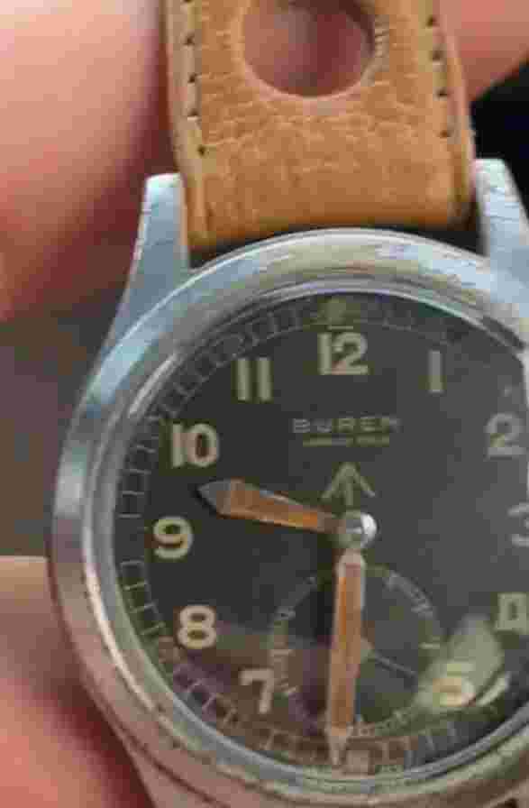 BUREN MILITARY GRAND PRIX DIRTY DOZEN TROPICAL 35MM MANUL WIND MENS WATCH