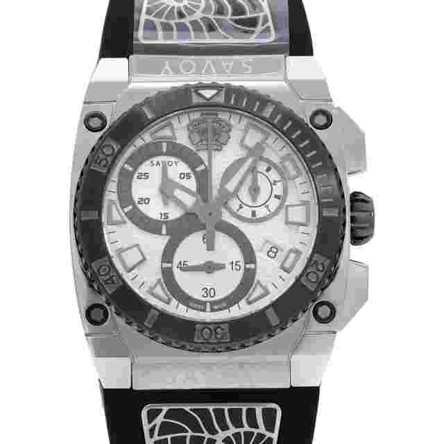 Savoy Icon 35mm Chrono Steel Silver Dial Ladies Watch C1211E.01I.RB24