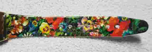 Watch Michal Negrin Quartz Beautiful flowers plastic band Israel