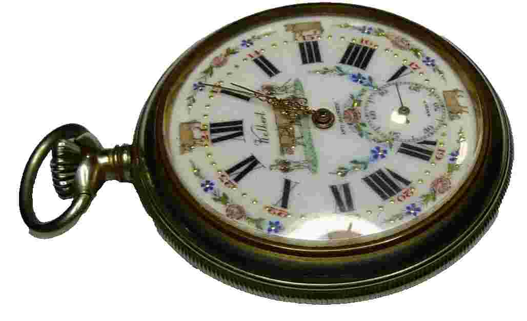 Swiss Kelbert Pocket Watch 1950s-60s WORKS