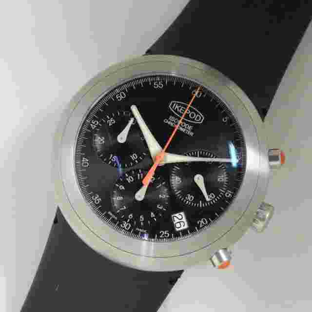 IKEPOD ISOPODE Chronograph IS03 Automatic Black Dial Rubber Men's Watch