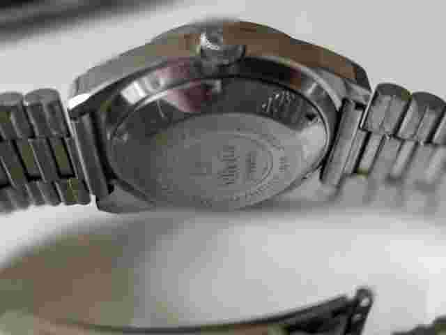 Rare Nino Men's Automatic SS Day Date Automatic Vintage Watch Blue Dial