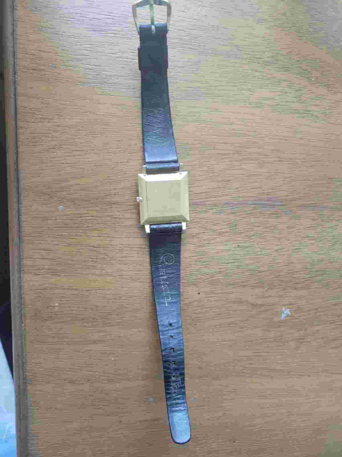 Mens vintage Lucian Piccard 18 k watch