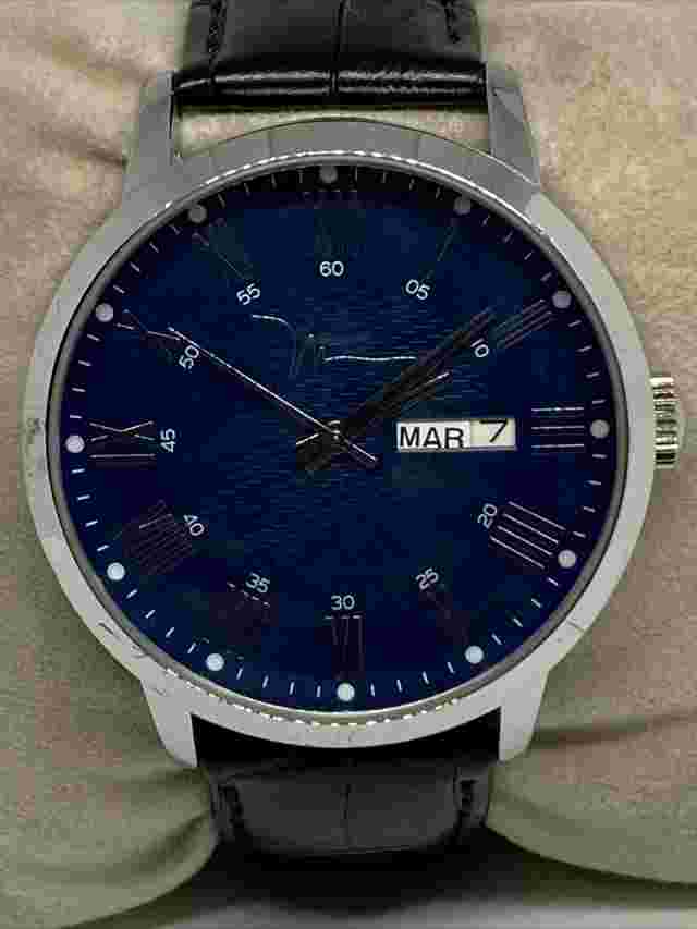 Marc Anthony Mens Watch Day & Date Leather Band FMDMA529