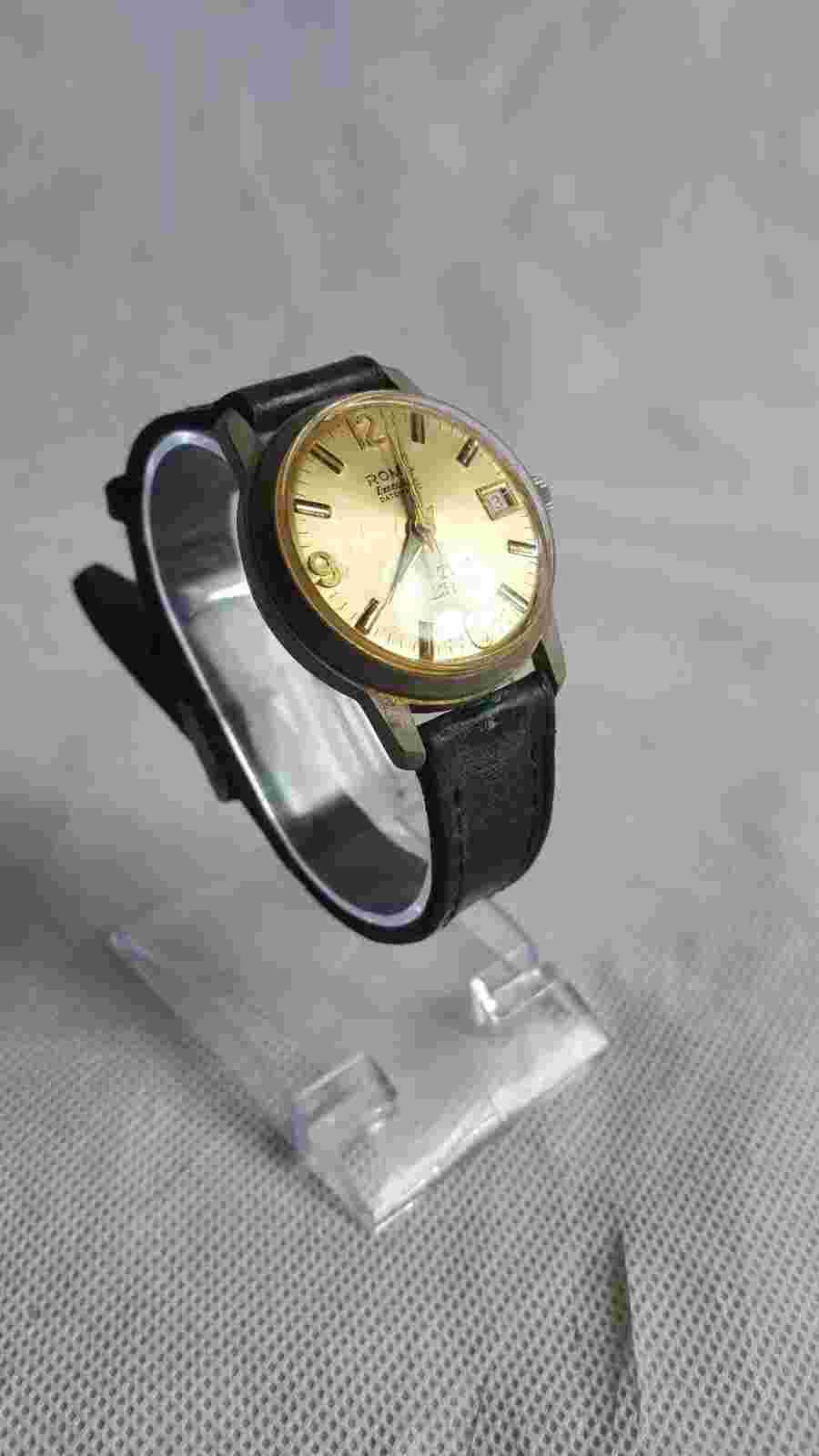 Vintage Roma Executive Datomatic 21 Men's Quartz Watch Working