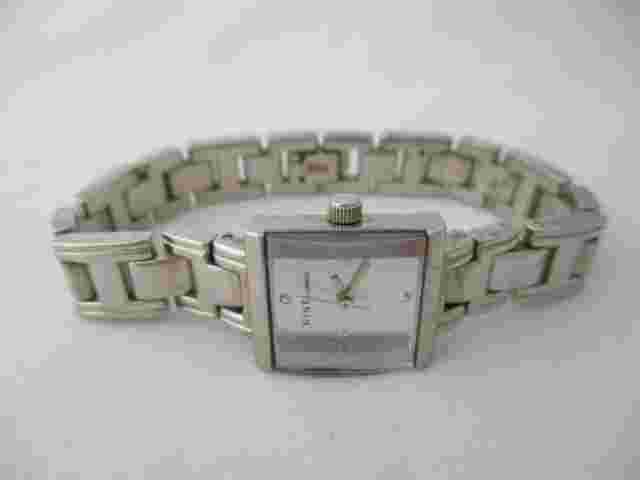 Nine & Company Women's Analog Watch Silver Toned Bracelet Band
