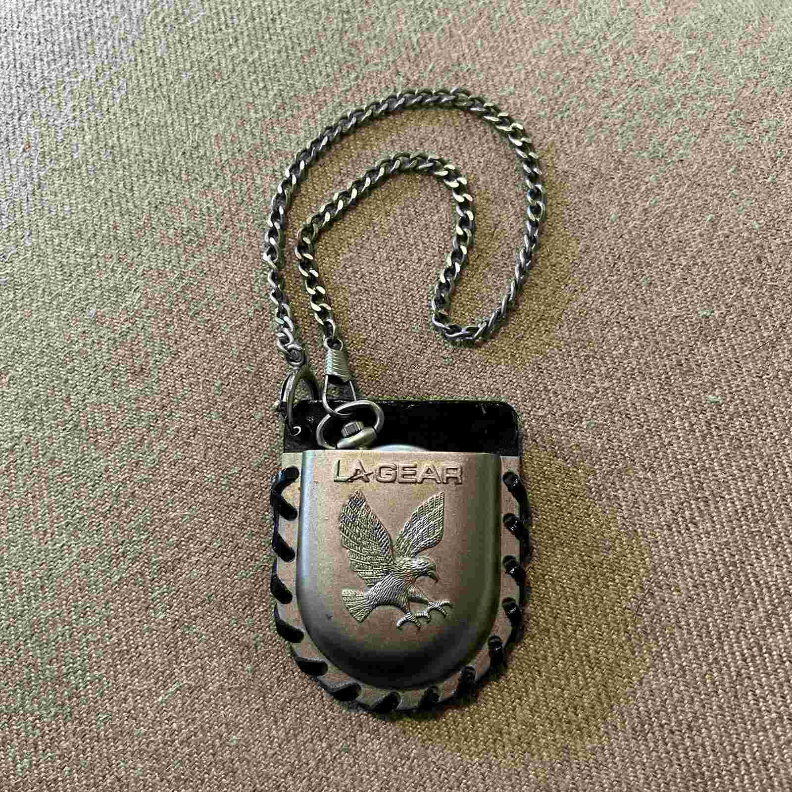 Vintage LA GEAR Quartz Pocket Watch And Case