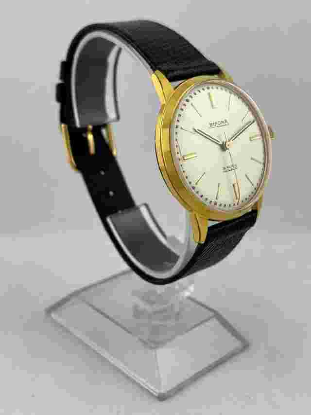 Men's Wristwatch Bifora Unima Hand Wound Kal. 120 With Gooseneck, Works