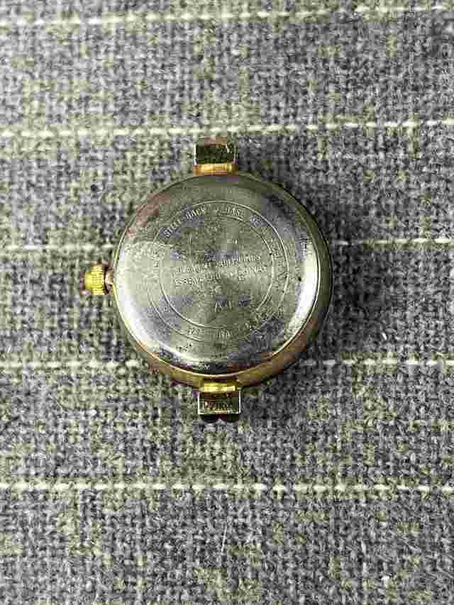 Carriage Small Circular Blacked Out Glass Unique Quartz Ladies Watch NO BAND