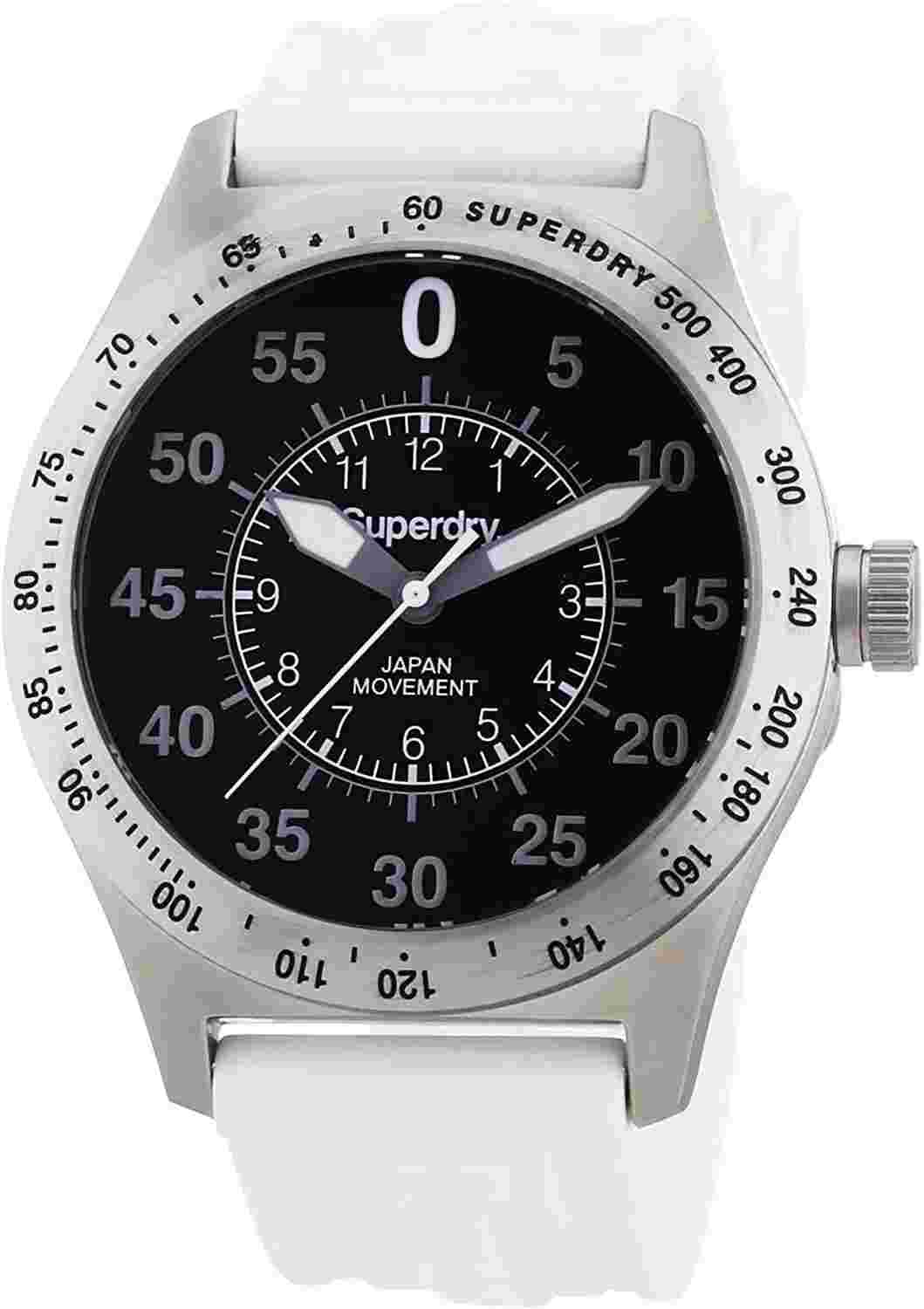 Superdry Compound Sport Silicone Strap Men's Watch SYG111W