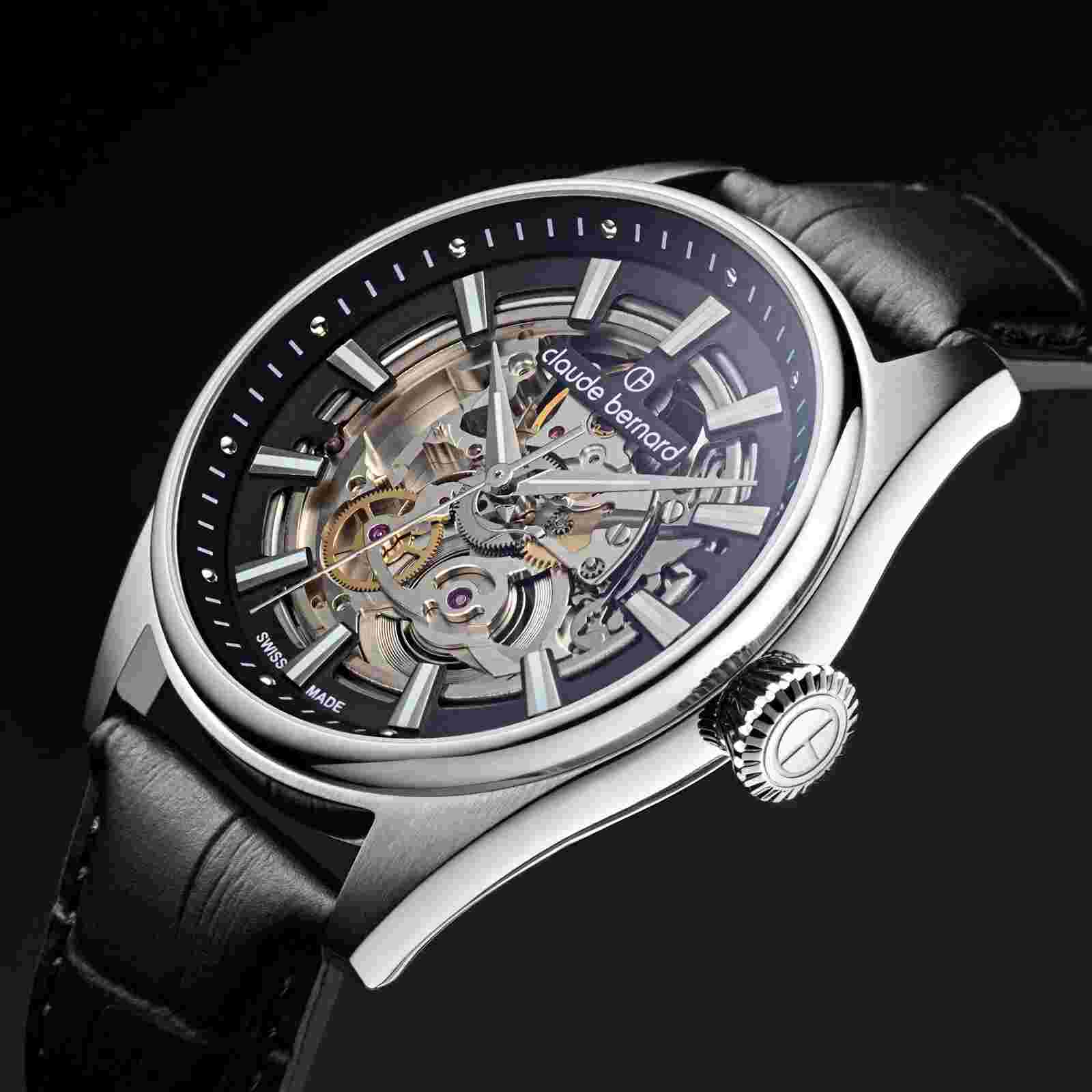 Claude Bernard by Edox - Proud Heritage Automatic Skeleton - 85309 3C GIN
