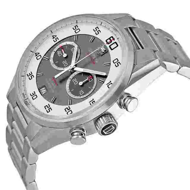 TAG Heuer Carrera Gray Men's Watch - CAR2B11.BA0799