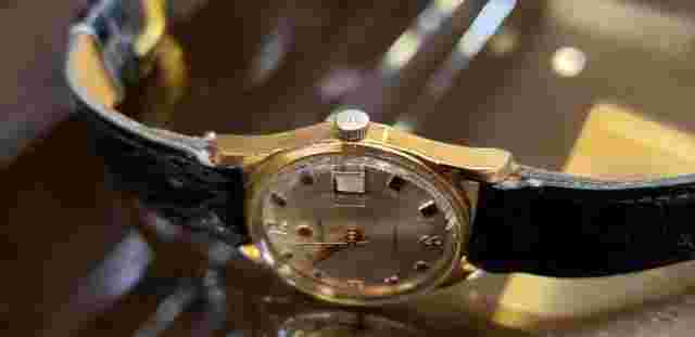 VINTAGE FELCA AIRMASTER GOLD PLATED MECHANICAL 31MM MENS WATCH