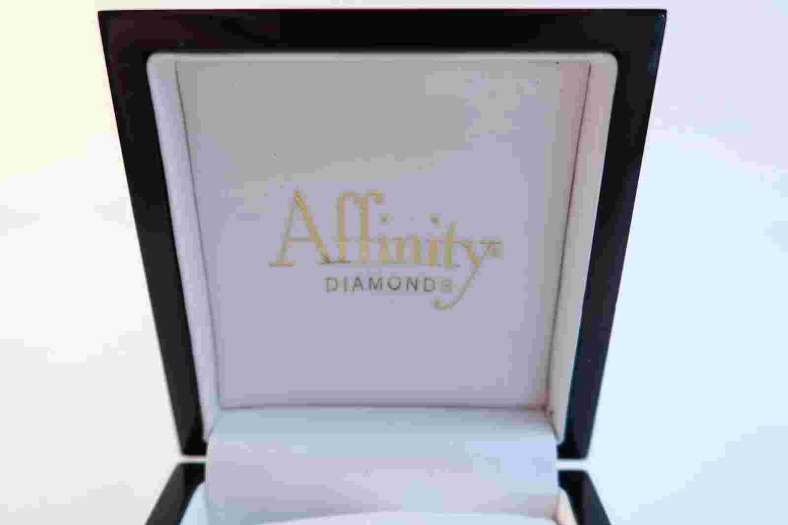Affinity Diamonds Women's Watch Silver Black Swiss Movement w/Original Box