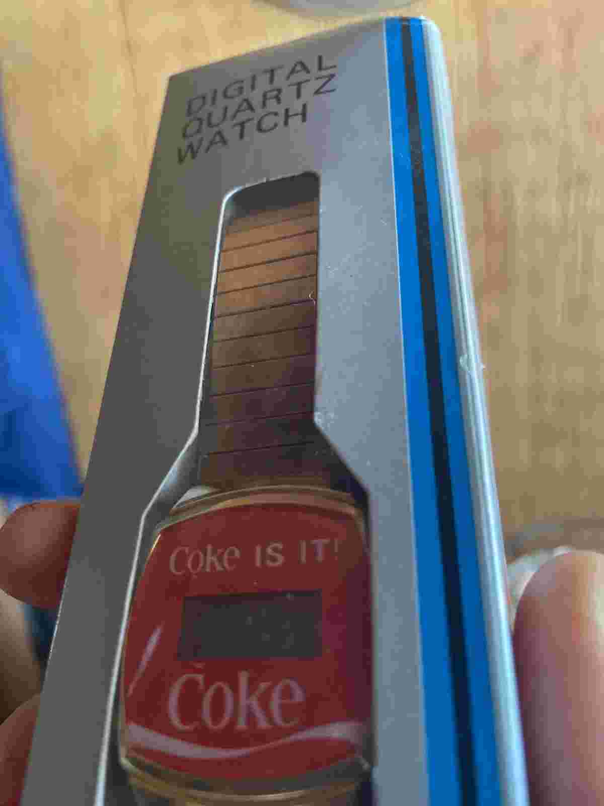 quartz coke mens watch
