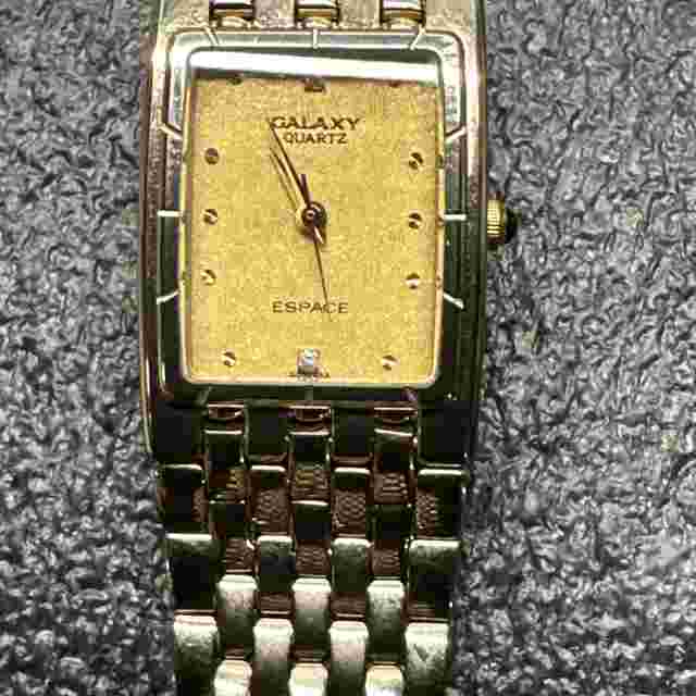 Rare vintage Galaxy Espace Diamond Quartz watch sapphire Crystal New Battery