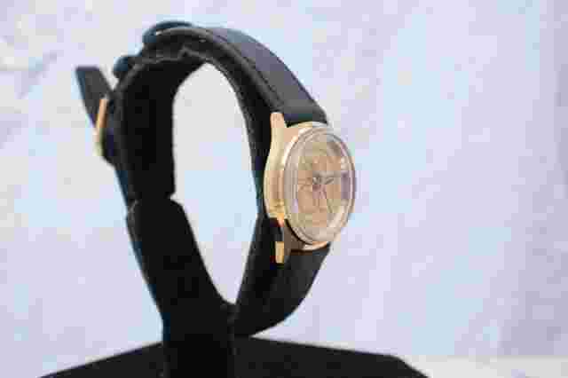 Womens Montreux Jostens Gold Tone Quartz Watch