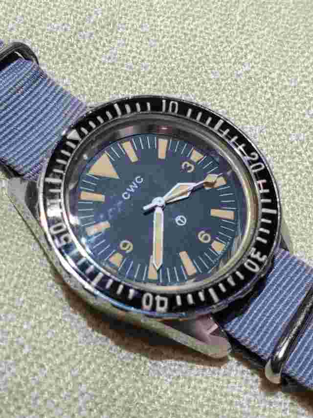 Very Rare 1984 CWC British Royal Navy Issued Military Divers Automatic Watch
