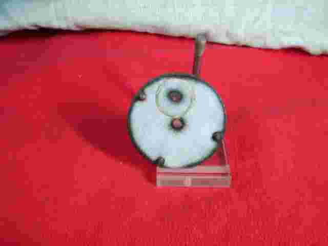 ANTIQUE POCKET WATCH DIAL ELGIN RED 60 29mm PART OR REPAIR! c10