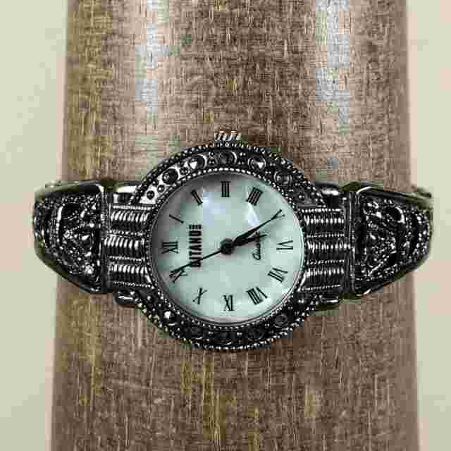 Vintage Gitano Women 1178QB MOP Dial Art Deco 25mm Expansion Quartz Watch 6 1/4"