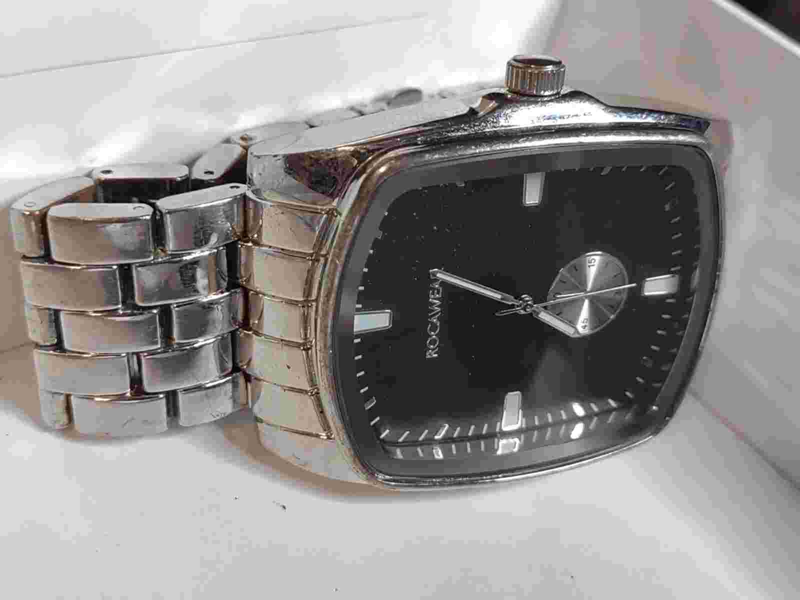 Untested 7.5 Inch Rocawear Watch With Black Dial