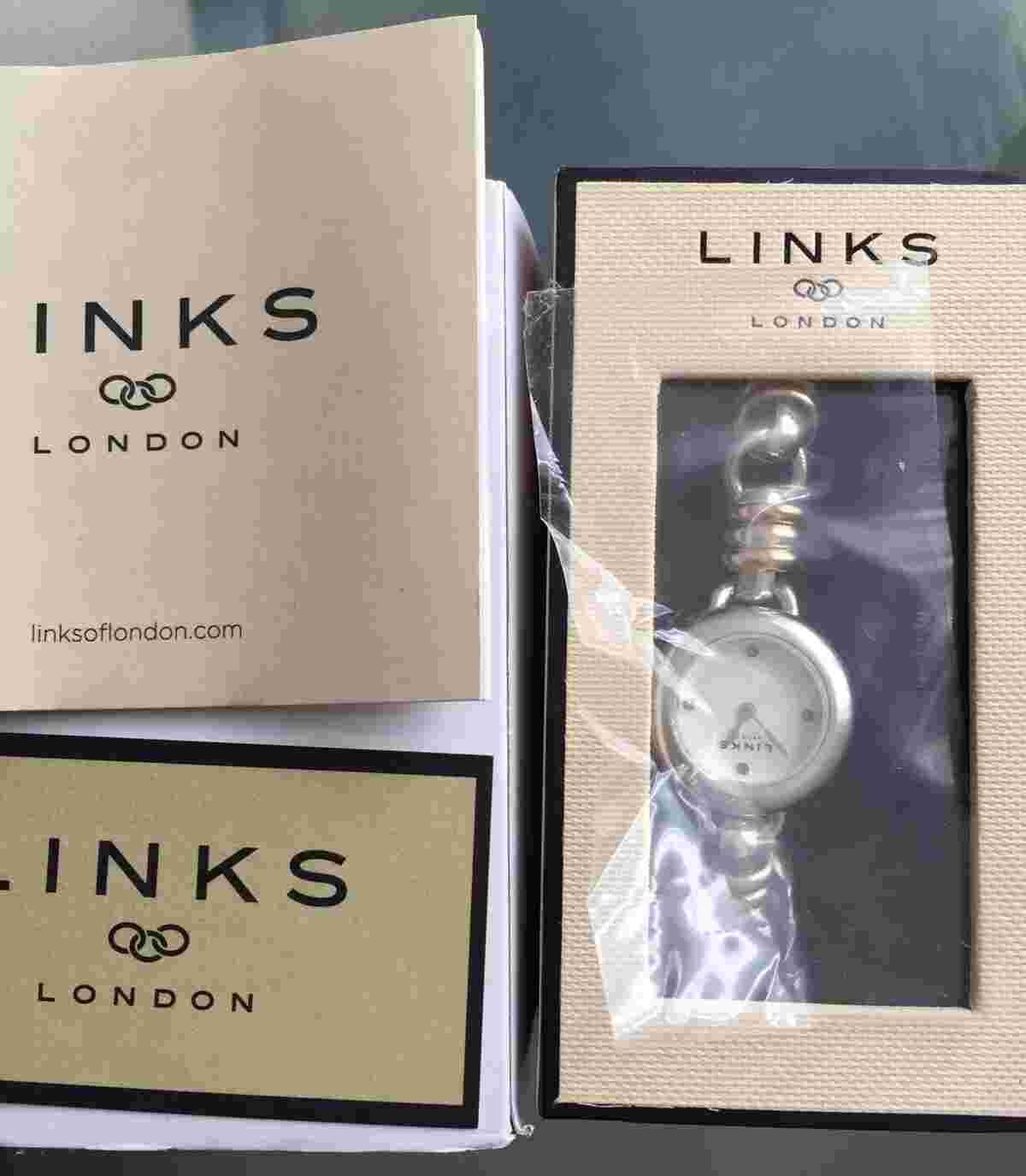 Ladies Genuine Links Of London Sweetie Chain Designer Watch 6010-1817 RRP £259