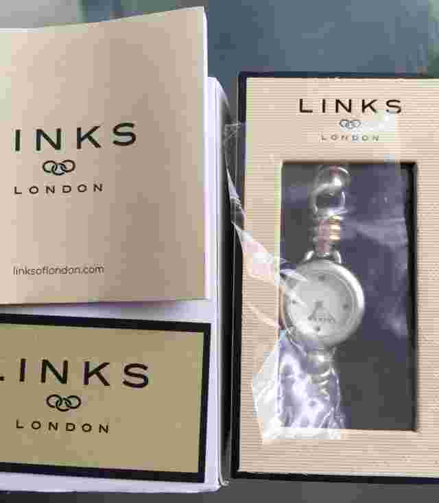 Ladies Genuine Links Of London Sweetie Chain Designer Watch 6010-1817 RRP £259