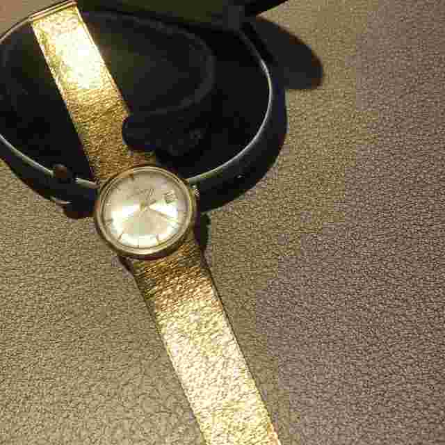 Vintage Bucherer 18k Gold Ladies Watch