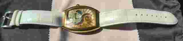 Constantin Weisz open heart style limited edition gold coloured bezel watch