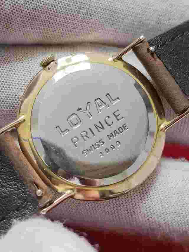 Vintage 1960s LOYAL PRINCE Deluxe 25 Jewel Manual Wind Gent's Watch