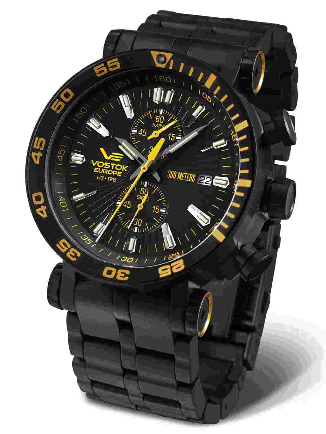 Vostok-Europe ENERGIA 2 Mens Chrono Watch VK61-575C589B