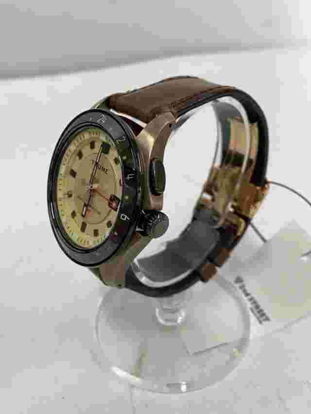 EPSON TRUME Skeleton Automatic Analog Leather Watch Near Mint JAPAN