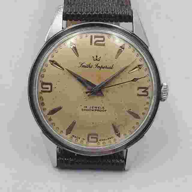 VINTAGE SMITHS IMPERIAL SILVER DIAL MANUAL WIND MOVEMENT 35 MM. MAN'S WATCH/S031