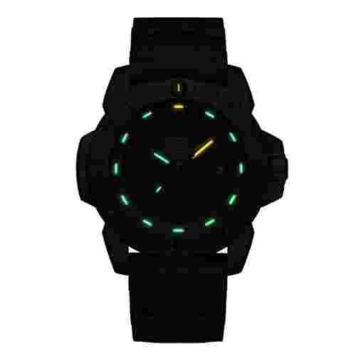 Luminox Navy Seal Steel Series Carbon Bezel All Black Military Dive Watch Xs.325